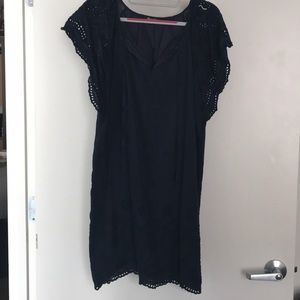Navy smock dress